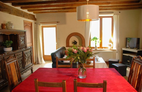 Vallieres-les-Grandes House | Family room-Ensuite-Park view