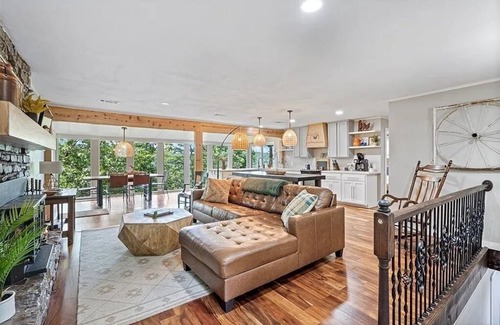 Rogers House | Family sized cozy mountain cabin with lake views from both sides of the house!