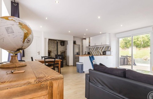 Tollevast Cottage | Family stone cottage with garden, spa, and children's games