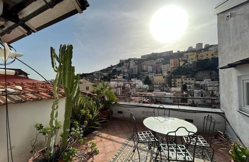Montecalvario Apartment | Fan Terraced Panoramic Rooftop in the Historic Center