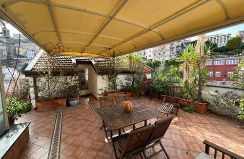 Montecalvario Apartment | Fan Terraced Panoramic Rooftop in the Historic Center