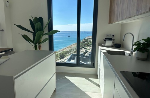 Badalona Apartment | Fantastic apartment right on the beach in Barcelona, with balcony and pool!