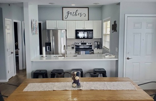 Lakeland Condo | FANTASTIC MAIN CHANNEL VIEW from Renovated Waterfront 3BR/2BA Top Floor Condo