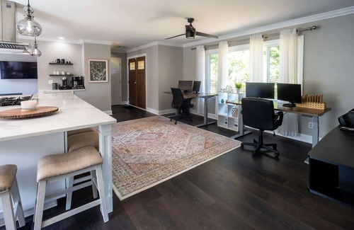 Mint Hill Apartment | Farmhouse Retreat w/Pond, Fire Pit, & Hot tub