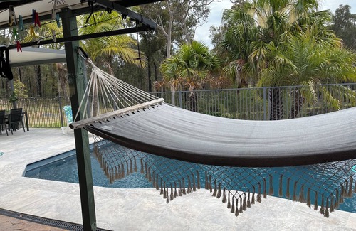 Batemans Bay Apartment | Farmstay with inground pool and entertainment area
