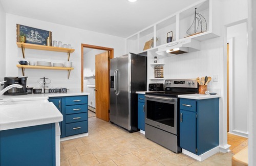 Northport House | Feet from Lake & Downtown, Pond View, Hot Tub, Pet Friendly, Firepit,6BR/4Floors