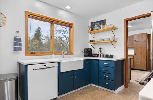 Northport House | Feet from Lake & Downtown, Pond View, Hot Tub, Pet Friendly, Firepit,6BR/4Floors