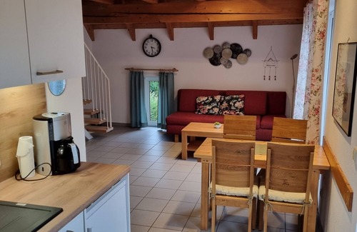 Tannenhausen House | Fehaus, shower/WC, 1 bedroom, 1 living/sleeping area at the back - Helena am Badesee,