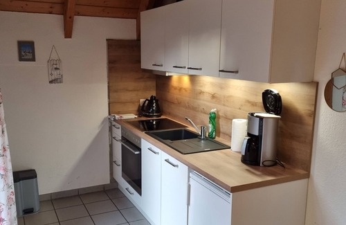 Tannenhausen House | Fehaus, shower/WC, 1 bedroom, 1 living/sleeping area at the back - Helena am Badesee,