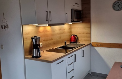 Tannenhausen House | Fehaus, shower/WC, 1 bedroom, 1 living-bedroom in front - Helena am Badesee,