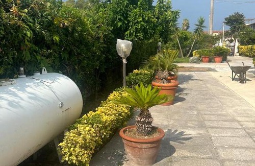 Castel Volturno Villa | Ferien Villa Zitronen, Oliven, Sonne und Meer vor dem Haus