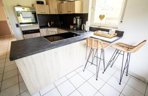 Oberelbert Apartment | Ferienhaus am See -Teichanlage Kern