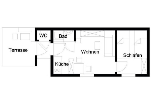 Bad Kissingen House | Ferienhaus für 2 Gäste mit 26m² in Bad Kissingen
