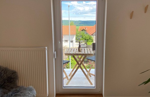 Burladingen Apartment | Ferienwohnung 2, 41 qm, 1 Schlafzimmer mit Doppelbett, 1 Schlafsofa, Max. 3 Personen