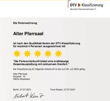 Moselkern Apartment | Ferienwohnung Moselallee 5 Sterne