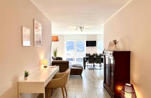 Muden Apartment | Ferienwohnung Moseltraum, 1-6 Pers, mit 3 Schlafzimmer und Panoramabalkon