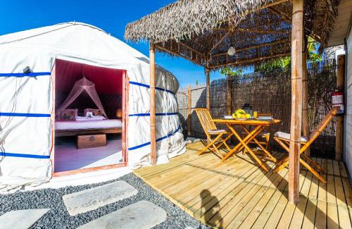 Haria Resort | Finca De Arrieta Village - Yurts and Stone Cottages - Shared Pool - Walking distance to Arrieta Beach - Off Grid