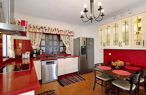 Aguimes House | 'Finca Fani 1' with Sea View, Mountain View, Shared Pool, Terrace & Garden