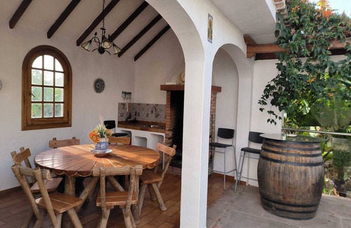 Arucas Cottage | Finca La Esperanza. Seaview Villa with private heated pool. (Accessible)