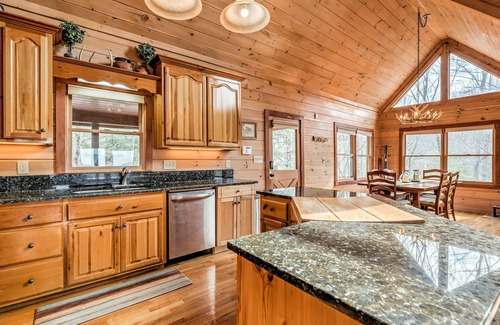 Mineral Bluff Cabin | Fire on the Mountain - Mountain Views | 3 Levels of Decks | Outdoor Fireplaces | Hot Tub | Game Room