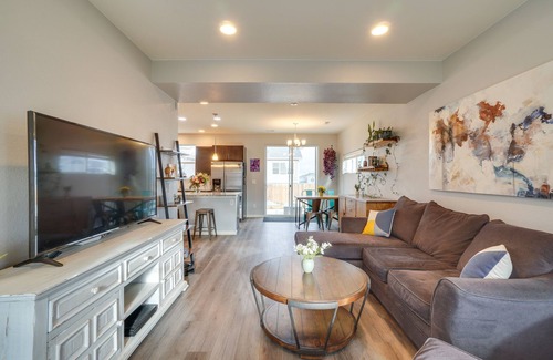 Dupont House | Fire Pit & Shuffleboard: Suburban Denver Home