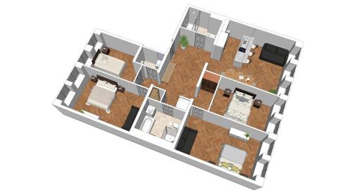 Ludwigsvorstadt-Kliniken Apartment | Flatista Homes - Central Station - 4 BR