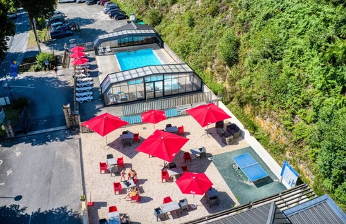 Treignac House | Flower Camping La Plage * - NOUVEAUTE : Cabane toilée Cotton Flower Confort 28m² (2 chambres) + TV + terrasse couverte 16m² 5 personnes