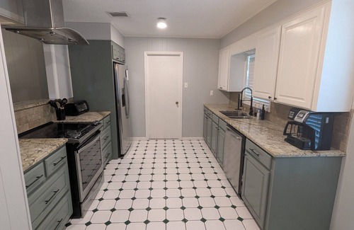 Monroe House | Forget your worries in this spacious and serene space.