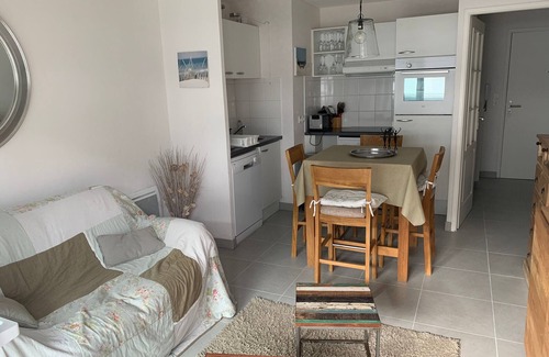 Fort-Mahon-Plage Apartment | Fort-Mahon-Plage: Steps from the beach, new apartment with balcony and garage