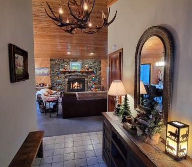 The Village House | Four Seasons Getaway-Private Hot Spa with Pine Tree Views-Walk to Village and Pineknot Trailhead-Plus King Bed!