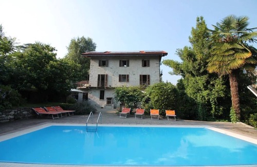 Vacciago Apartment | Frey apt. 1 + Frey apt. 2 at Lake Orta with garden and pool