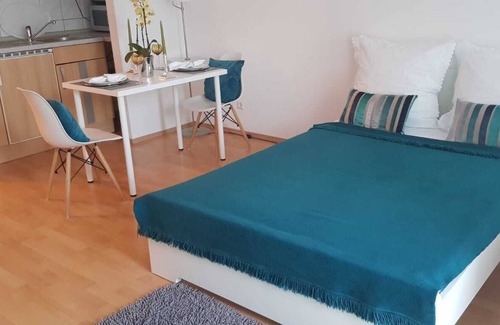 Feuersee Apartment | Fully furnished studio apartment, 36m², directly in the city center, with balcony!!!