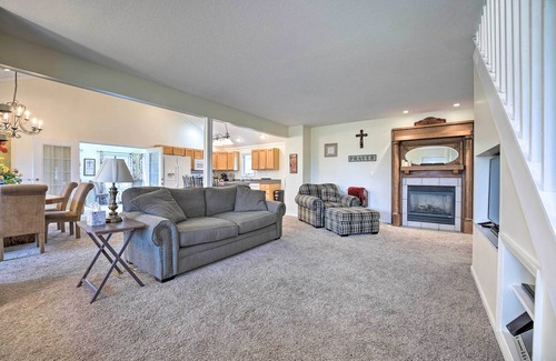 Onsted House | Furnished Deck & Playset: Irish Hills Farmhouse!