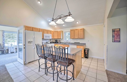 Onsted House | Furnished Deck & Playset: Irish Hills Farmhouse!