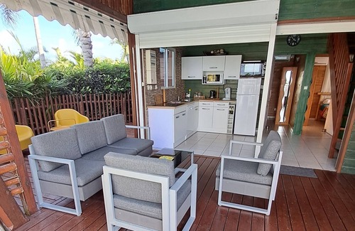 Capesterre-Belle-Eau Cottage | Gîte Atypique 8 per. Private pool - 2-star sea view