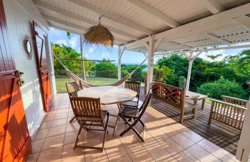 Grand-Bourg Apartment | Gîte Bleu Caraïbes - Vue mer