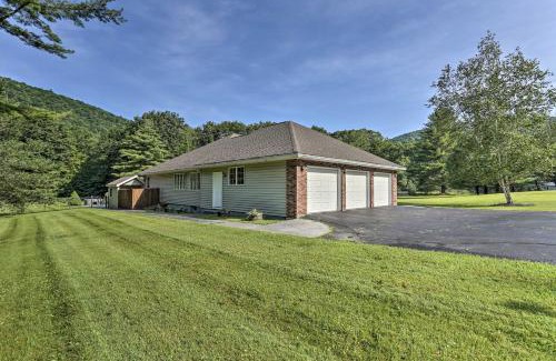 Hancock House | Game Room, Yard and Hot Tub Spacious Catskills Home