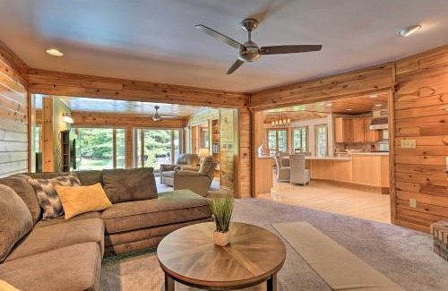 Hancock House | Game Room, Yard and Hot Tub Spacious Catskills Home