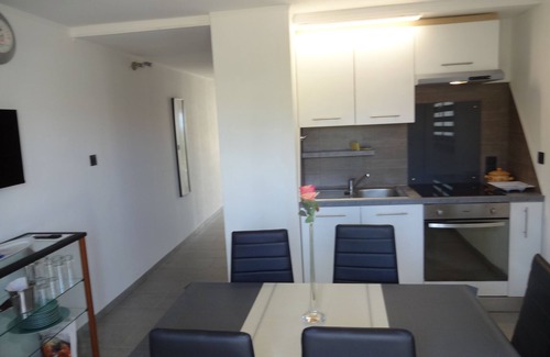 Ganges Apartment | Garden apartment, terrace with BBQ, swimming pool.