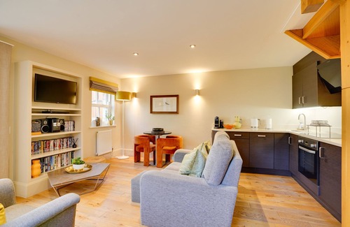 Alnmouth Cottage | Garden Stable at Hallsteads: Luxury Stone Cottage, with Parking