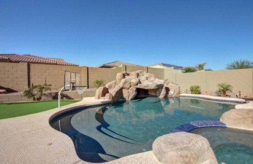 Estrella Mountain Ranch House | Gated Golf Course community with beautiful backyard oasis!