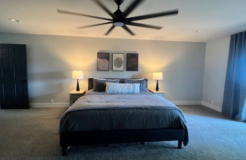 Rogers House | Gated home, right on the water, minutes from downtown Rogers!