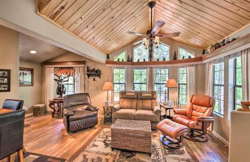 Show Low House | Gateway to Sunrise Resort! Show Low Cabin with Deck