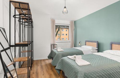 Niederzwehren Apartment | Gemütliche Wohnung - 7 Betten - Balkon - Waschtrockner - Smart TV