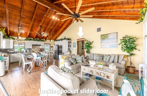 Stuart House | Gemini Beach: 7 BR/4.5BA FL Beach House on 2 beaches. Dock + Heated Pool!