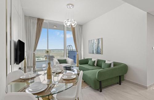 Dubai Apartment | Gemz Luxury Escape 2BR w Private Pool and Study-07