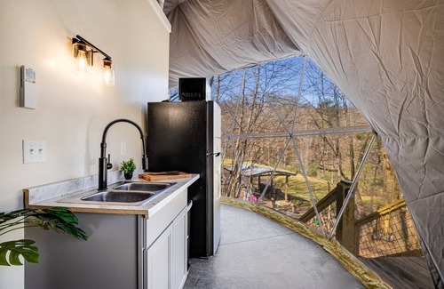 Rosman RV Rental | Geodesic Dome 3