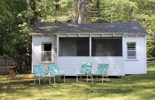 Gilmanton IW Cottage | Gilmanton vacation cottage rental with 200 ft. water frontage on Crystal Lake,