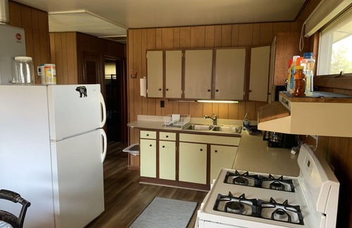 East Glacier Park Village House | Glacier Get Away Cabin-Great rates. Convenient location, clean, comfy, mtn view.