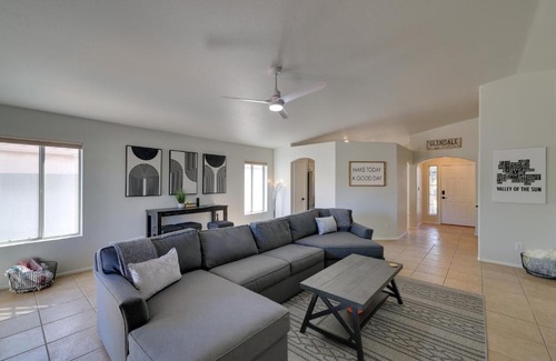 Arrowhead Ranch House | Golf Course View and Pool Serene Glendale Home